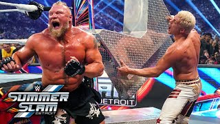 Cody Rhodes vs. Brock Lesnar: SummerSlam 2023 Highlights