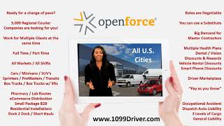 #Openforce #DriversWanted #Delivery #Service #Register All Markets / All Vehicles / All Shifts