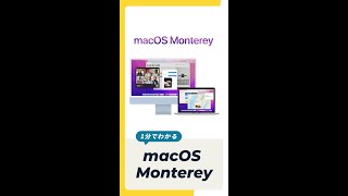 【1分で解説】macOS Monterey(モントレー) の新機能まとめ！MacとiPadの連携機能が強い #shorts​