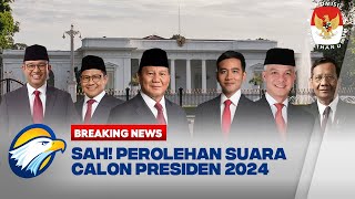 BREAKING NEWS - SAH! Hasil Perolehan Suara Calon Presiden 2024