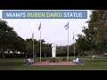 Why is there a STATUE of a NICARAGUAN POET in MIAMI?