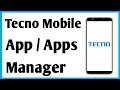 Tecno | How To Find App Manager And Permissions For Clear Data And Other Setting