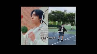 🔐 Hyoseop and sejeong still goes on. Everything always synchronizes. 🌳🌴🌿🌼🎾👕👀😏🤭❤️❤️