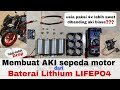 MERAKIT AKI LITHIUM LIFEPO4 UNTUK NMAX DAN CB150R | AKI SEPEDA MOTOR