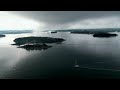 finnish archipelago drone video in 4k