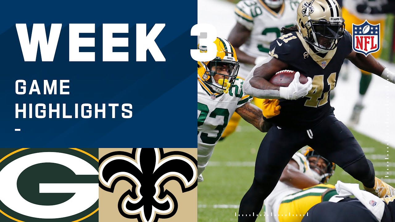 Packers Vs. Saints Week 3 Highlights | NFL 2020 | Footballfannetwork.us