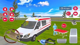 محاكي ألقياده إسعاف سائق سيارة إسعاف أمريكي ألعاب أندرويد العاب سيارات Ambulance Android Gameplay