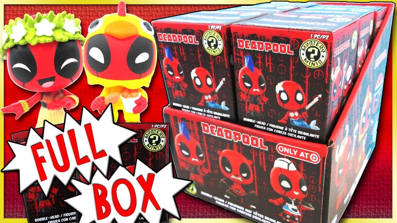 DEADPOOL 💥 Mystery Minis FULL BOX OPENING Funko Target Exclusive Toy ...