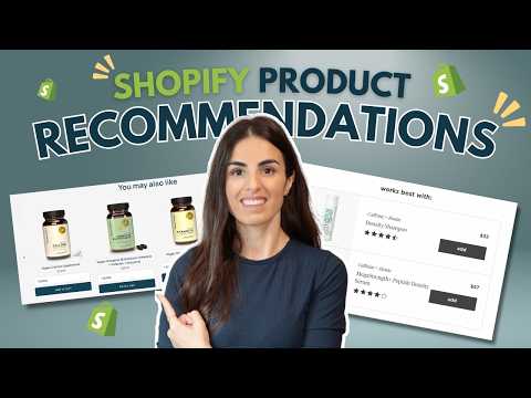 Customize product recommendations in Shopify 2024 (Similar products and complementary products)