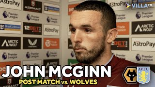 POST MATCH | John Mcginn reacts to Wolves defeat
