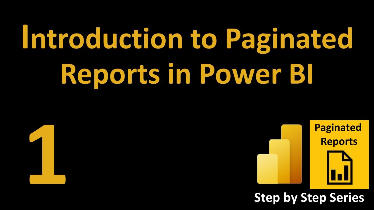 Introduction To Power BI Paginated Reports - YouTube