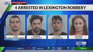 4 facing organized crime, kidnapping, other charges after Lexington burglary