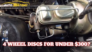 1965 Mustang budget disc brake swap: 4 wheel discs for under $300