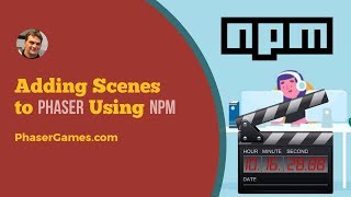 Add a scene in Phaser 3 using NPM