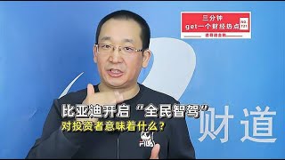 比亚迪开启“全民智驾”，对投资者意味着什么？【道哥道金融】