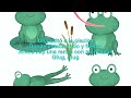 cinco ranitas con manchitas canciones infantiles super simple español five little frogs kids