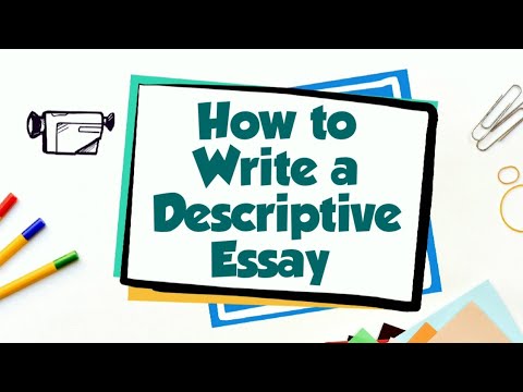 How do you write a description example?