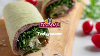 Toufayan Ham Arugula Parmesan Wraps