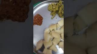 Boiled kappa with chutney #food #foodie #cooking #subscribemychannel