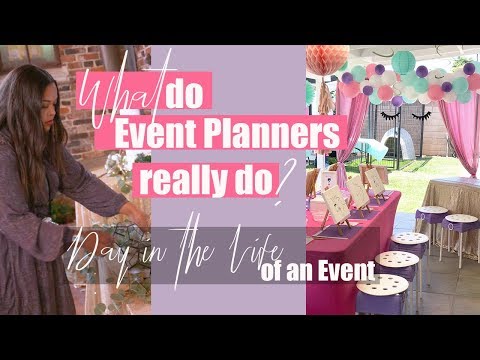 What do event planners do? – A day in the life of an event planner. I miss event planners