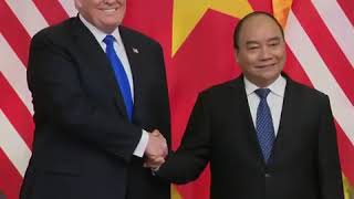 美国总统 #特朗普 会晤越南总理 #阮春福