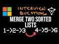 Merge Two Sorted Lists - LeetCode 21 - JavaScript