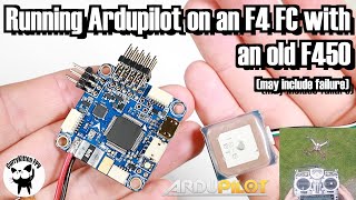 Running Ardupilot on an Omnibus F4 on an old  DJI F450 frame (failure included)