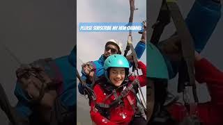 রিতু যখন প্রথমবার আকাশে উড়ে😂 | paragliding in sky🌍🌫️ #sky #paragliding #shorts #remixing #viral