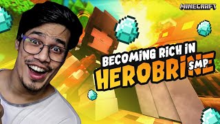 Crafting God Armour In Herobrine SMP | Day #2