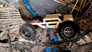 Trx4m Warthog Chassis on the Indoor Crawler Course! Comp Crawler