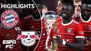Bayern Munich DEFEATS RB Leipzig to become German Supercup Champs 🏆 | Full Highlights | ESPN FC