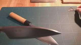 มีดทำครัวญี่ปุ่นมือสอง - มีดเดบะคมขวา : Deba Knife