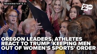 Oregon leaders and athletes react to Trump order on transgender sports participation