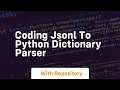 Coding jsonl to python dictionary parser