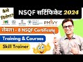 NSQF Certificate for Course & Training Level 1 - 8 Govt approved organization #nsqf #certificate