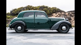 1951 Mercedes Benz 170 S 1787 cc Walk-around Video