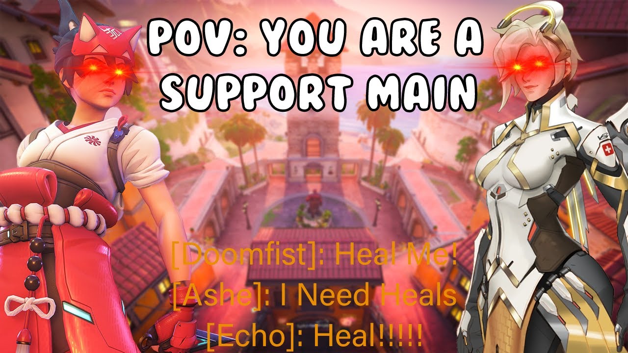 Pov You Re A Support Main Overwatch 2 Youtube