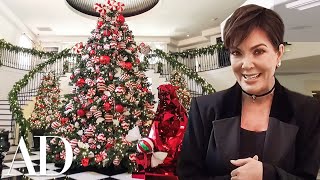 Kris Jenner Has a LOT of Christmas Decorations For The Kardashians Home | Architectural Digest