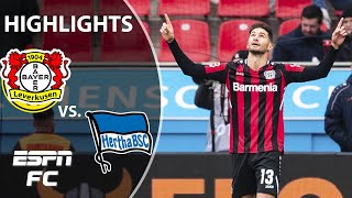 Lucas Alario and Hakim Bellarabi score in Bayer Leverkusen's win | Bundesliga Highlights | ESPN FC