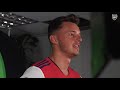 ben white s first day at arsenal behind the scenes on signing day