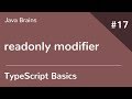 TypeScript Basics 17 - readonly modifier