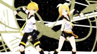 【MMD】Butterfly on your Right Shoulder - Kagamine Len \u0026 Rin