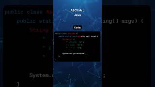 ASCII Art in Java #coding #gaming #code #coder #java #tutorial #developer