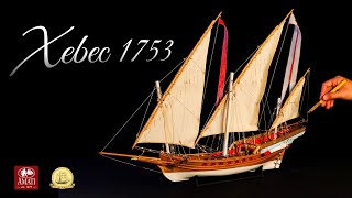 The BEST Pirate Ship Model Kit I Built Up-to-Date, Amati Xebec 1753 1:60 Scale