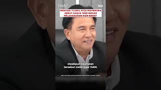 Menteri Yusril Ihza Mahendra Sebut Kasus 98 Bukan Pelanggaran HAM Berat #shorts