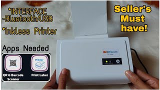 BLUETOOTH WAYBILL PRINTER ZJ9200 INSTALLING & UNBOXING #bluetoothprinter  | Sweet Ems