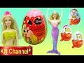 Đồ chơi trẻ em BÚP BÊ BARBIE TIÊN CÁ SĂN VÀ BÓC TRỨNG BẤT NGỜ Disney surprise egg BARBIE MERMAID