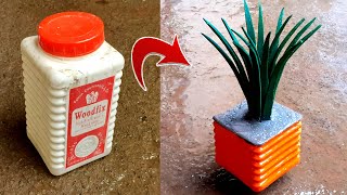 indoor plant pot making with cement/ gardening idea/ plant pot making/ ቆንጅየ የእፅዋት መተከያ ባዝ አሠራር በቤትዎ