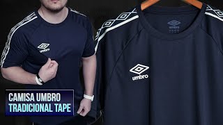 Camisa Umbro Tradicional Tape, Masculina, Tamanho G, Marinho