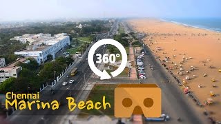 Marina beach, Chennai in 360 degrees #YT360Day|Vikatan 360º